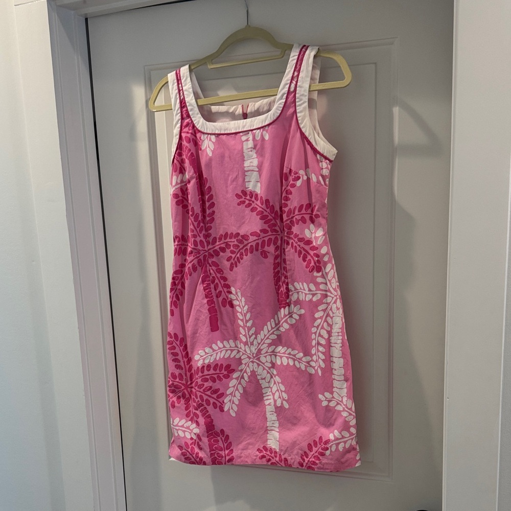 Vintage Lilly Pulitzer size 4 Light Pink Cotton Blend dress - Picture 4 of 4